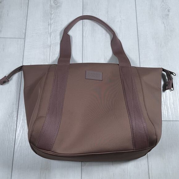 Dagne Dover Landon Neoprene Carryall Bag Dune Duffle Trolley Sleeve Medium - Picture 13 of 13